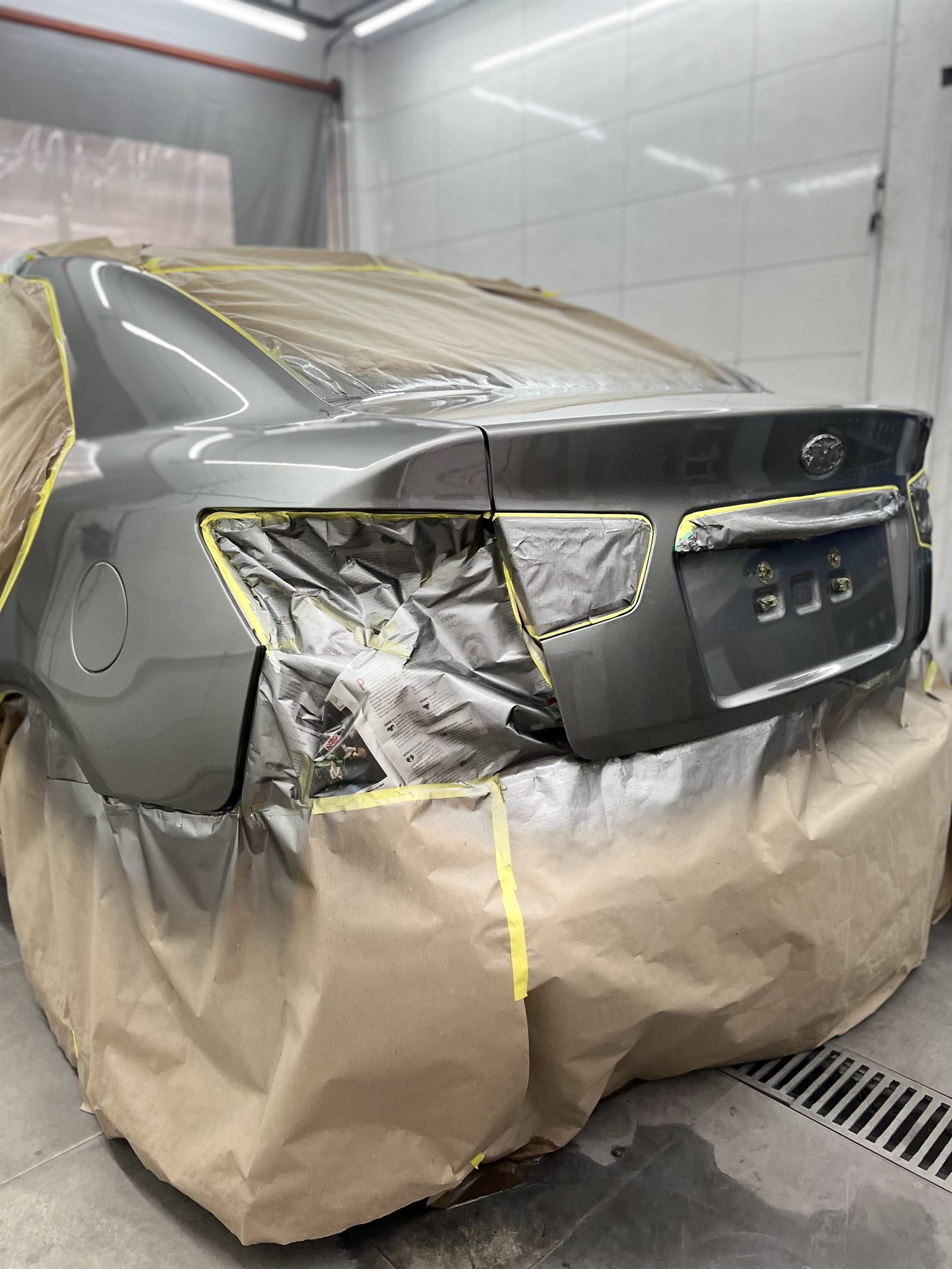 Pintura automotiva profissional em estufa própria — pintura completa e parcial na Oficina Guaxupé em São Caetano do Sul, atende toda a região ABC paulista